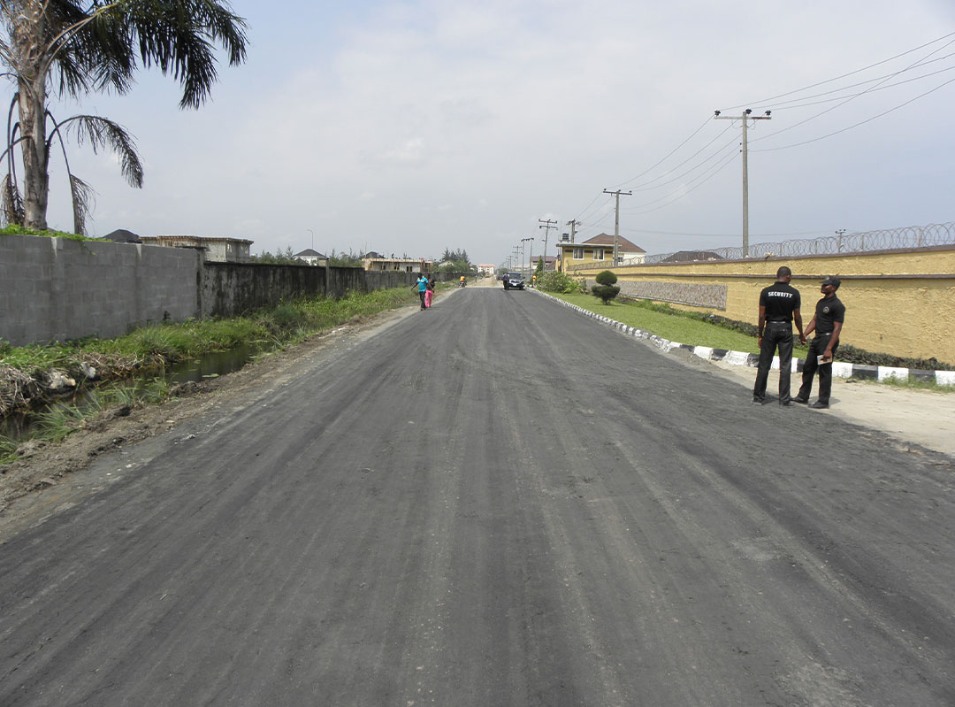 A long shot of a HiPower Seal Black road